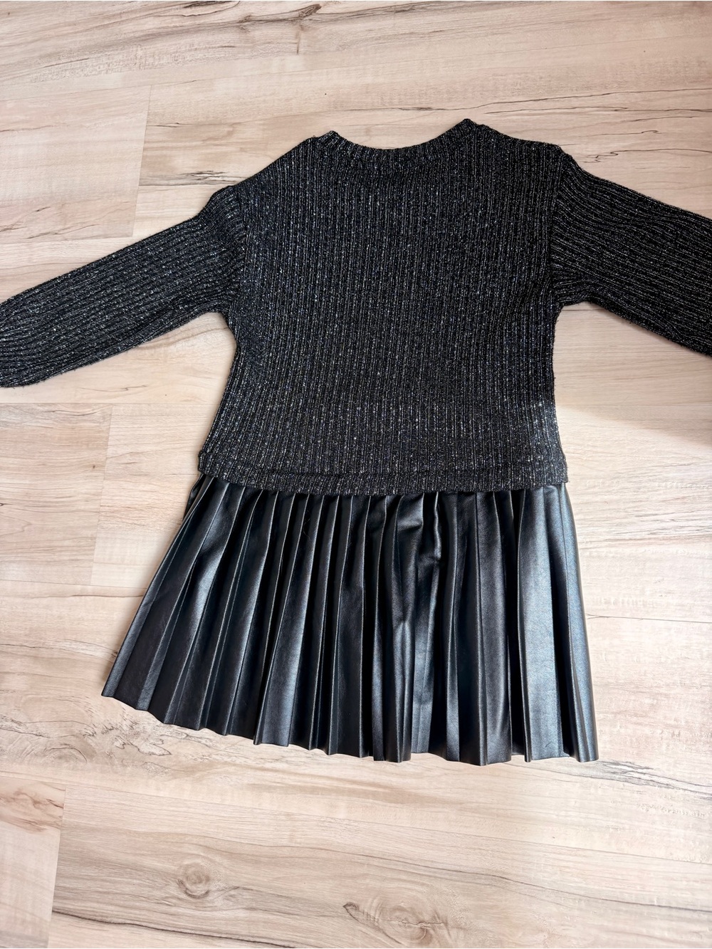 Zara faux leather dress